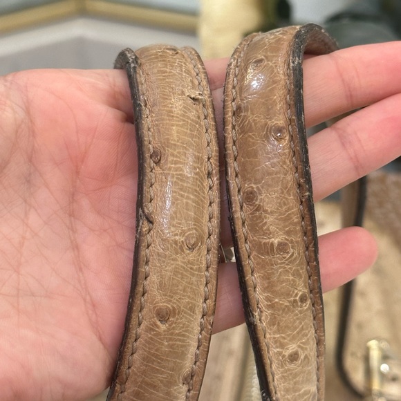 Gucci vintage ostrich Boston Bag - Picture 15 of 16